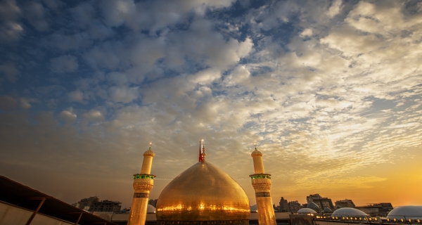 قبة ومنارة الامام الحسين عليه السلام