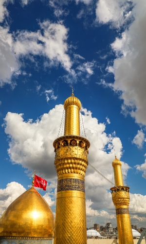  قبة ومنارة الإمام الحسين (عليه السلام)