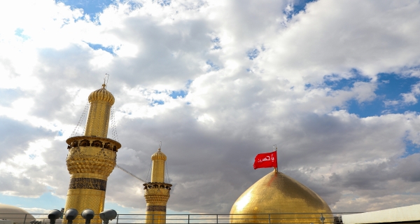 قبة ومنارة الإمام الحسين (عليه السلام)