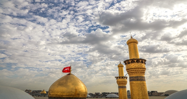 قبة ومنارة الإمام الحسين (عليه السلام)