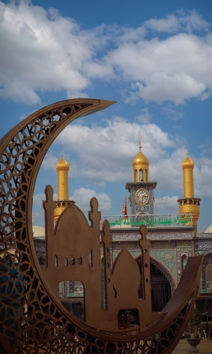منائر ضريح الإمام الحسين (عليه السلام)