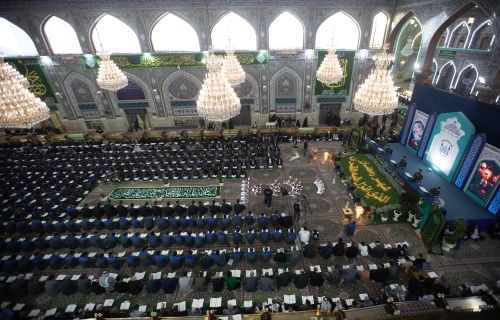 المحفل القرآني المبارك في العتبة الحسينية المقدسة