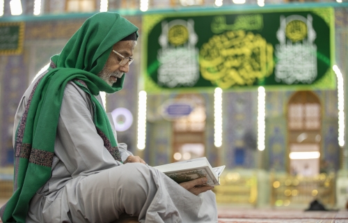 أجواء ولادة الإمام الرضا (ع) في العتبة الحسينية 