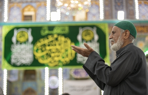 أجواء ولادة الإمام الرضا (ع) في العتبة الحسينية