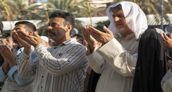 أجواء صلاة العيد في بين الحرمين الشريفين