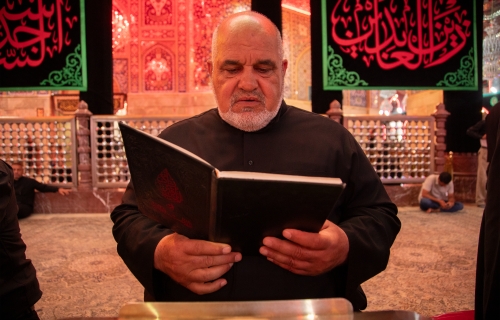 أجواء الزيارة في الصحن الحسيني الشريف 