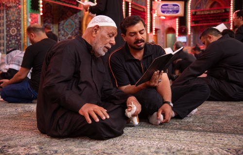 أجواء الزيارة في الصحن الحسيني الشريف 